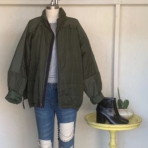 The Force Vintage Puffer Jacket Size Men's Large